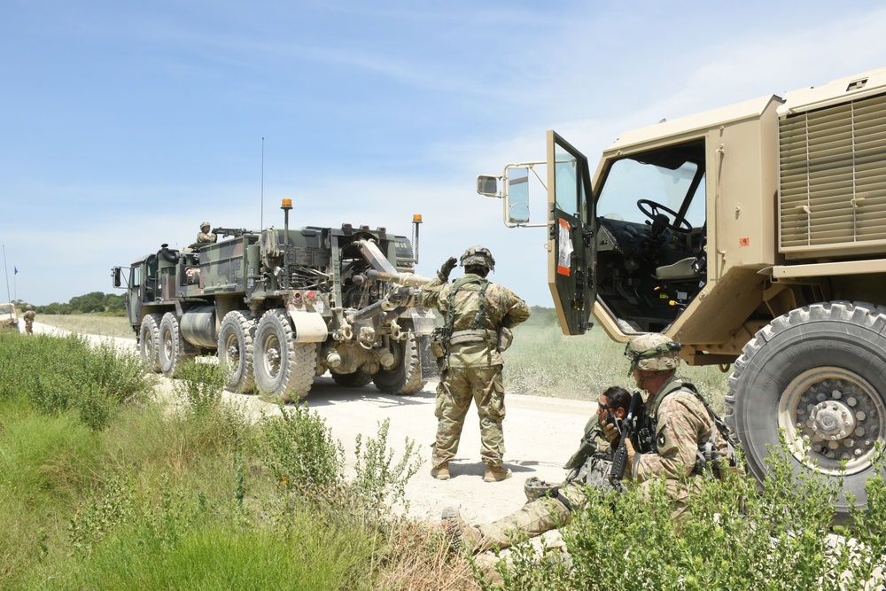 134th Brigade Support Battalion conducts tactical convoy training at XCTC 19-06