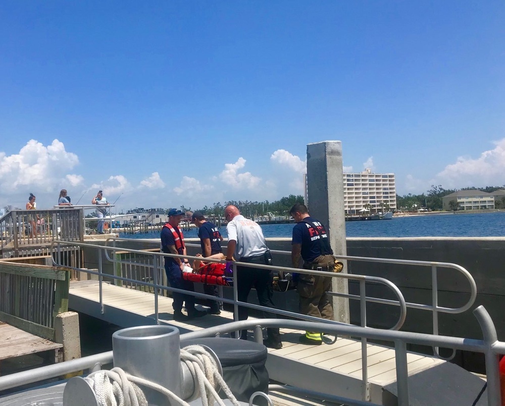 Coast Guard medevacs man offshore Panama City, Florida