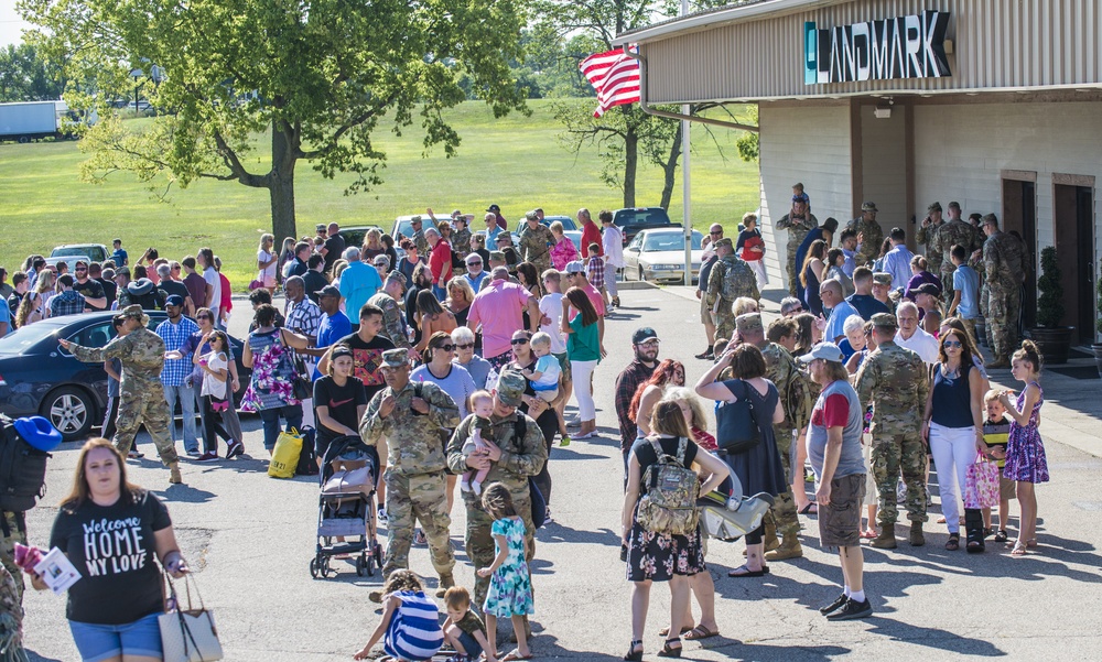 Ohio National Guard's 1-174 ADA Regiment returns home from deployment
