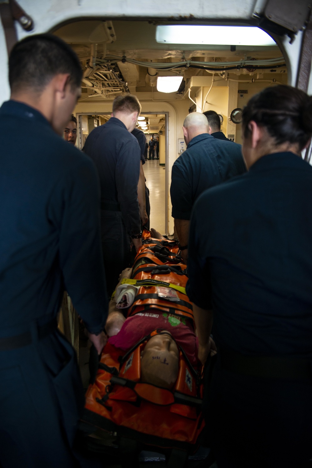 USS Green Bay (LPD 20) Mass Casualty Drill