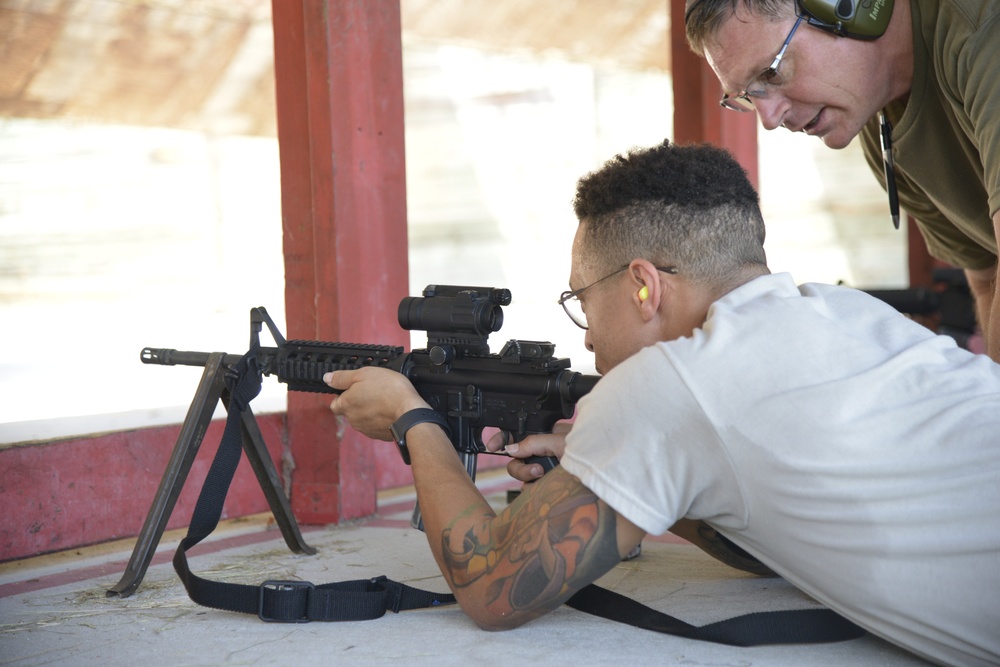 224th Joint Communications Support Squadron at the firing range