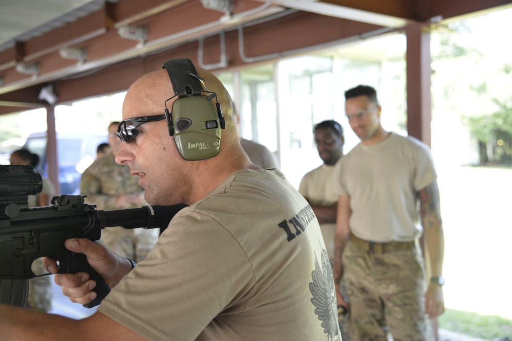 224th JCSS at the firing range