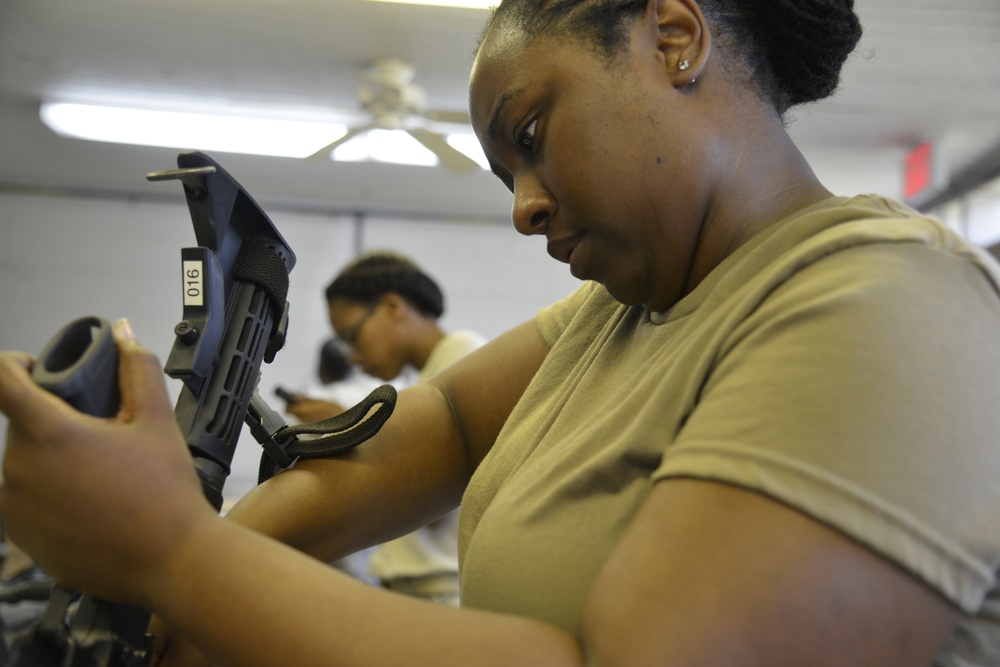 224th JCSS at firing range