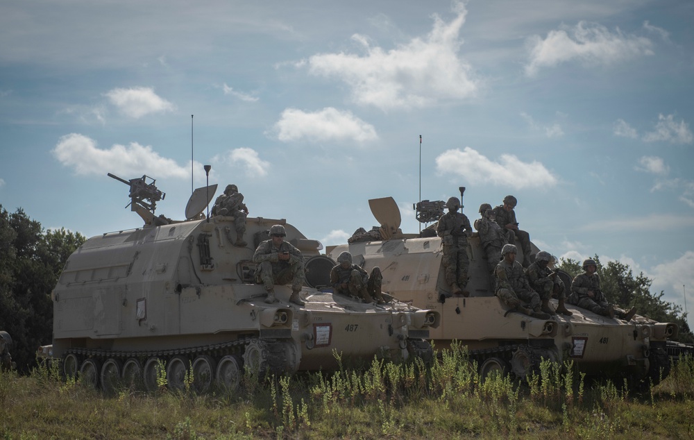 King of battle unloads direct fire