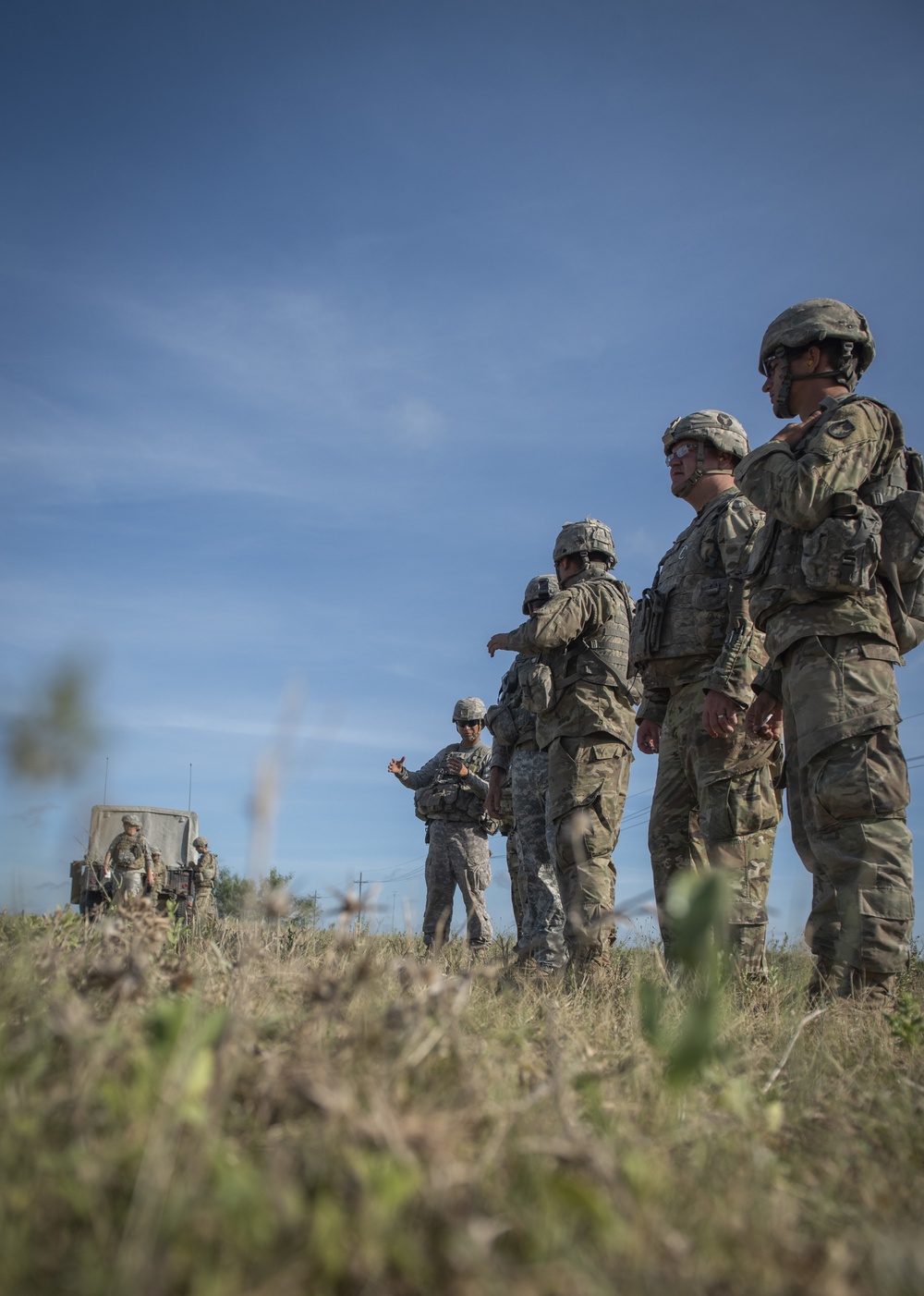 King of battle unloads direct fire