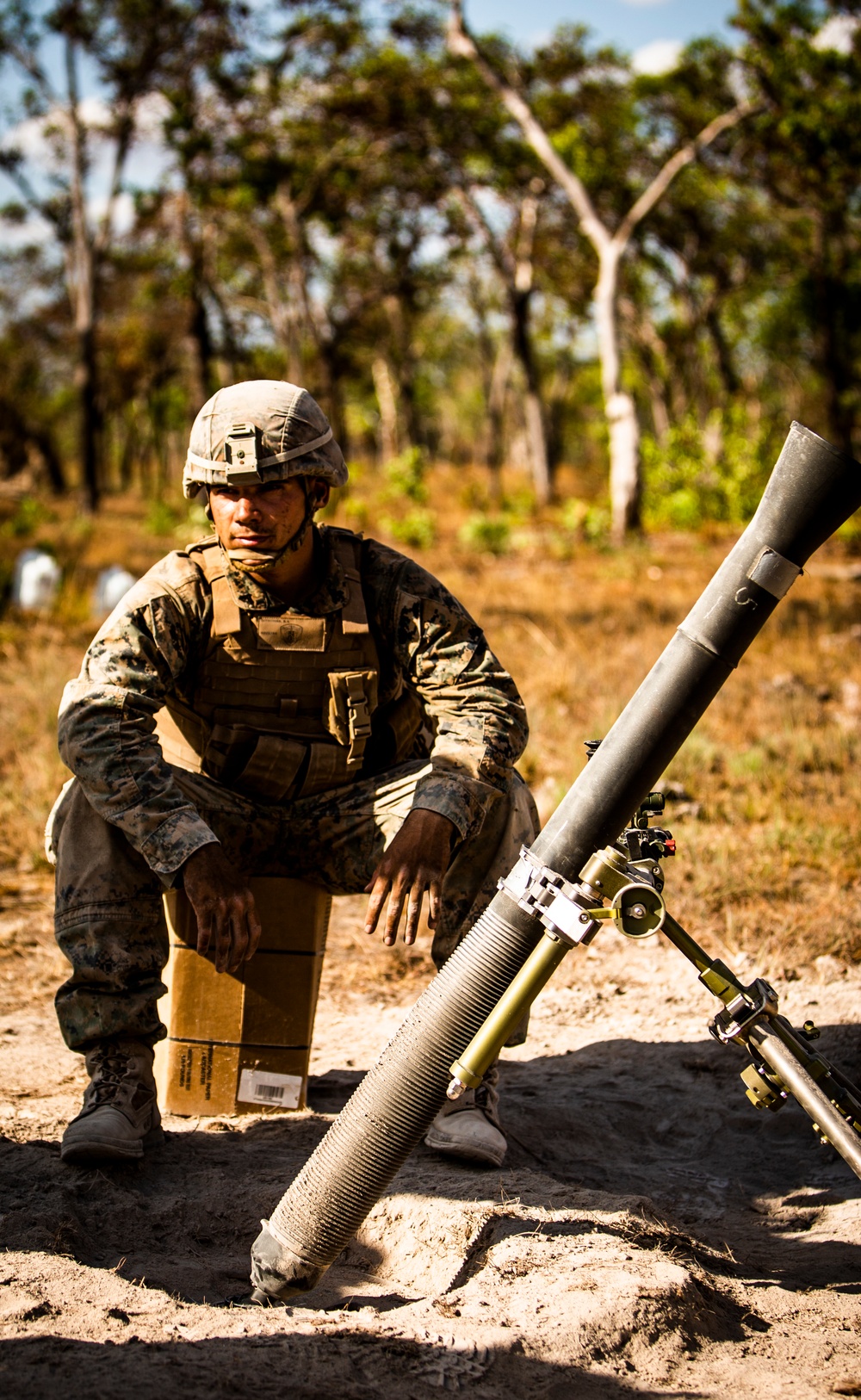 MRF-D Force Enhancement Marines conduct Fire and Support Team Exercise