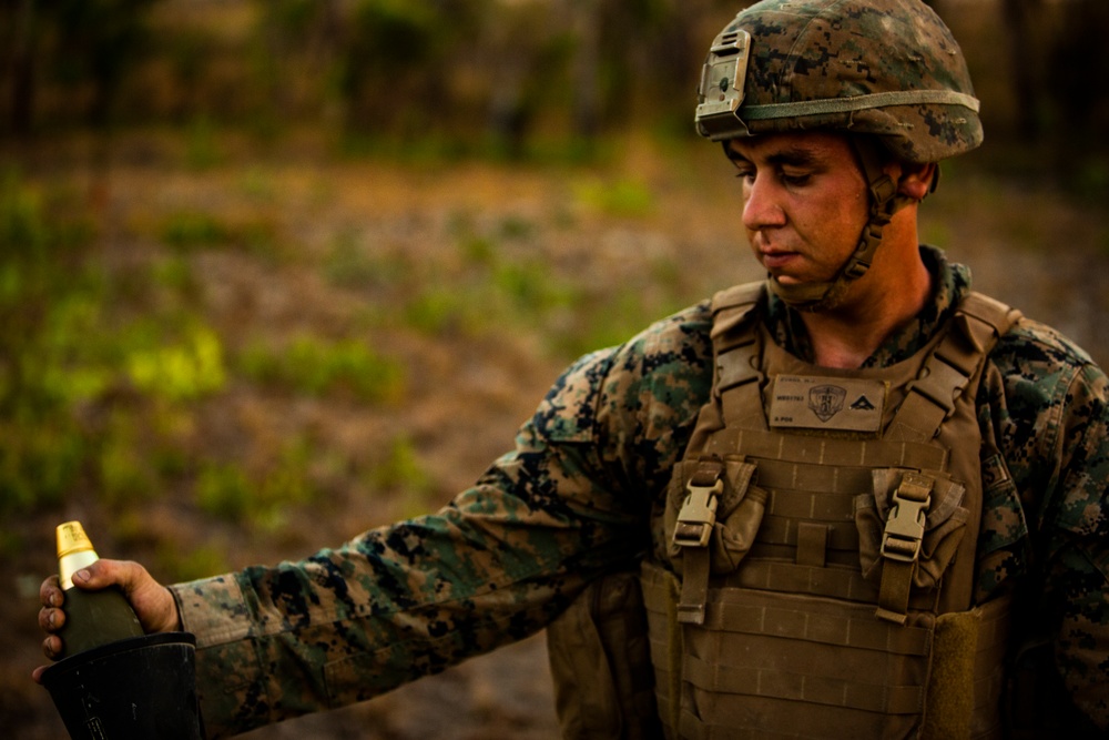 MRF-D Marines conduct fire support coordination exercise