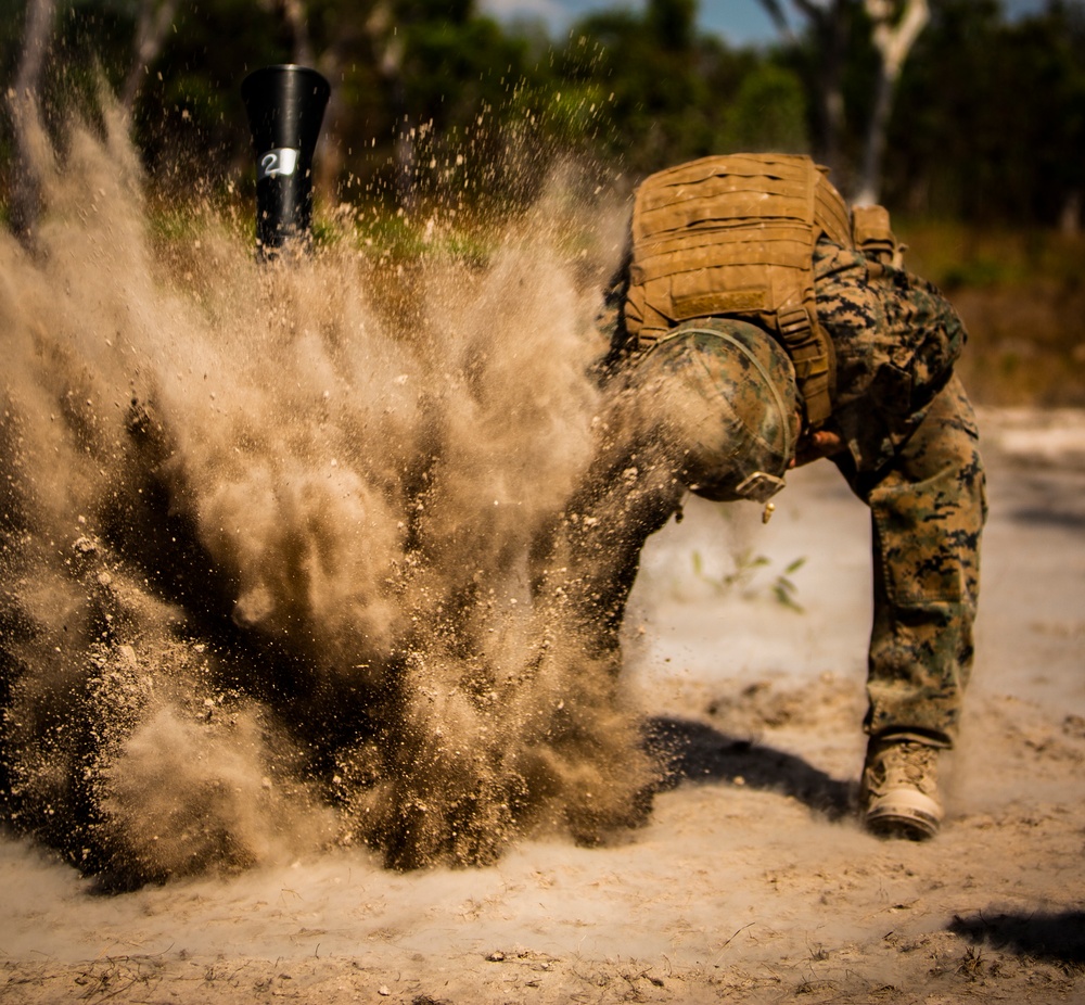 MRF-D Marines conduct fire support coordination exercise