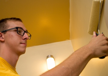 CSS-15 Sailors Prepare Guahan Academy Charter School for School Year