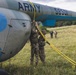 Bravo Company 601st DART team practices lifting a MI-8 Helicopter at Hohenfels Training Area, Germany.