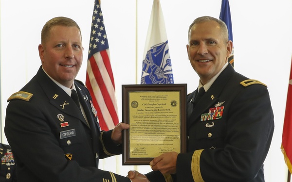 Program Executive Office Soldier Welcomes Copeland Back Home