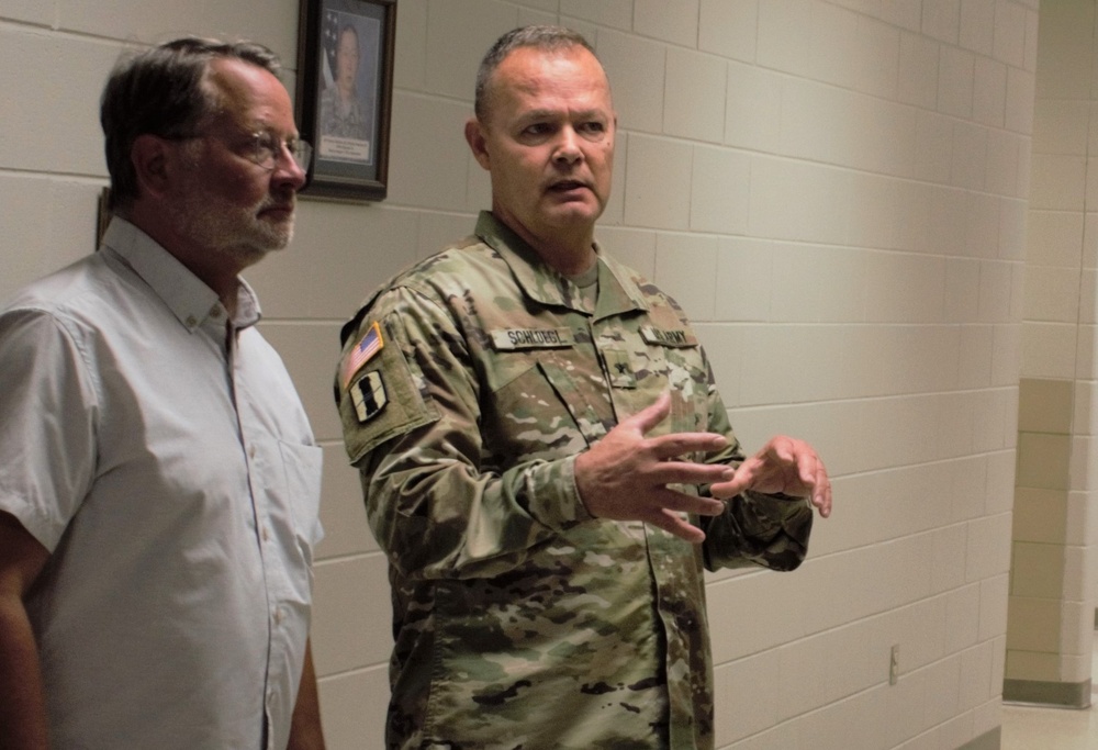 Sen. Gary Peters visits Michigan National Guard Joint Forces Headquarters