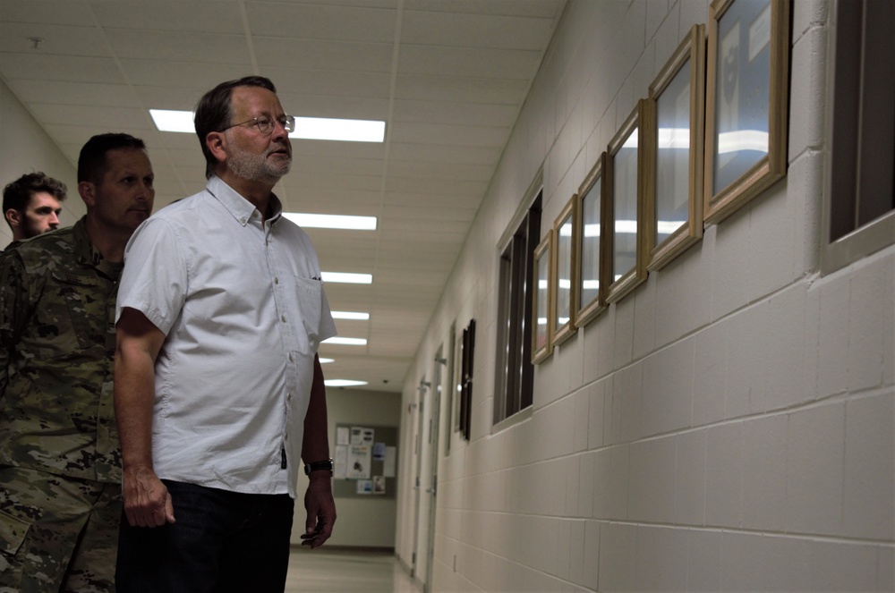 Sen. Gary Peters visits Michigan National Guard Joint Forces Headquarters