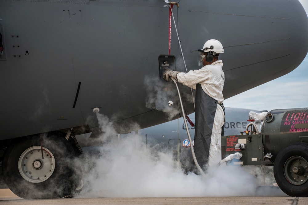 Early Morning Liquid Oxygen Refill