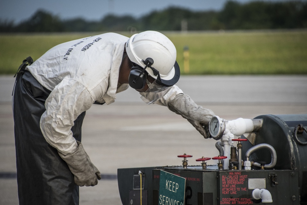 Early Morning Liquid Oxygen Refill