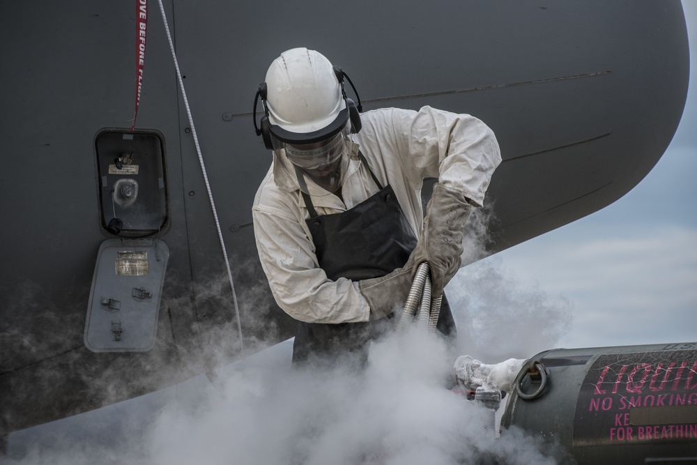 Early Morning Liquid Oxygen Refill