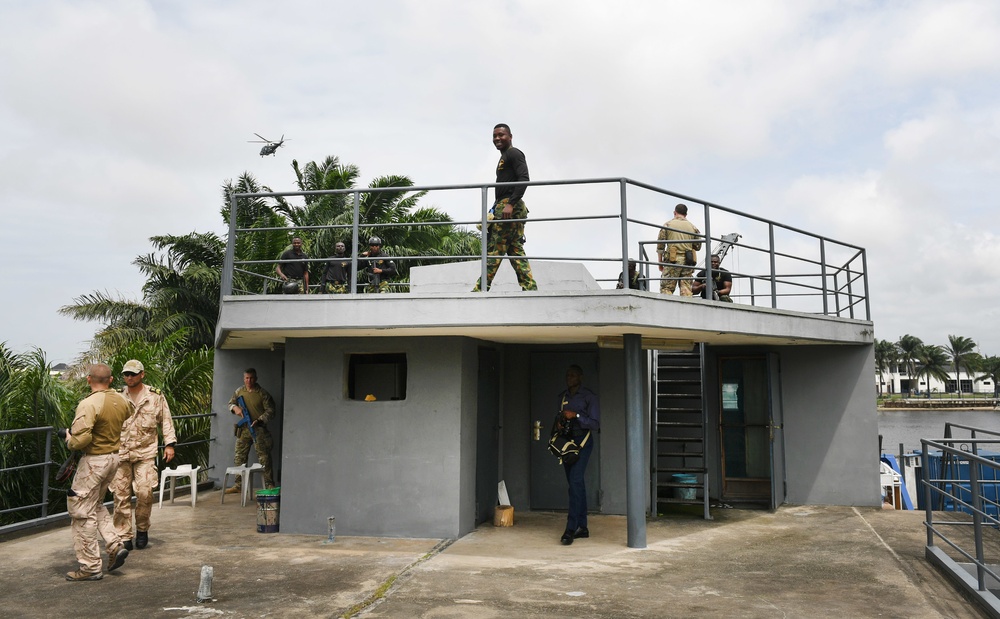 US Coast Guard and International Partners Conduct VBSS Drills with Nigerian SBS Teams