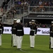 Silent Drill Platoon performs during DC United game