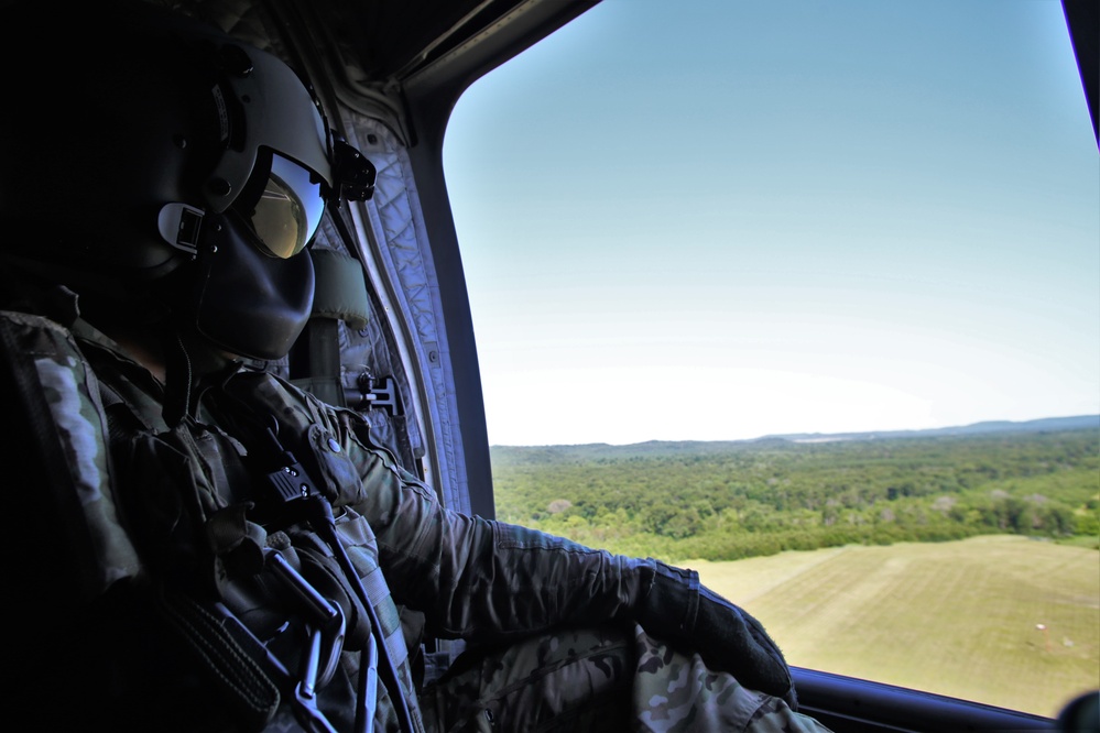 CH-47 Chinook Aircrew at Work at Fort McCoy