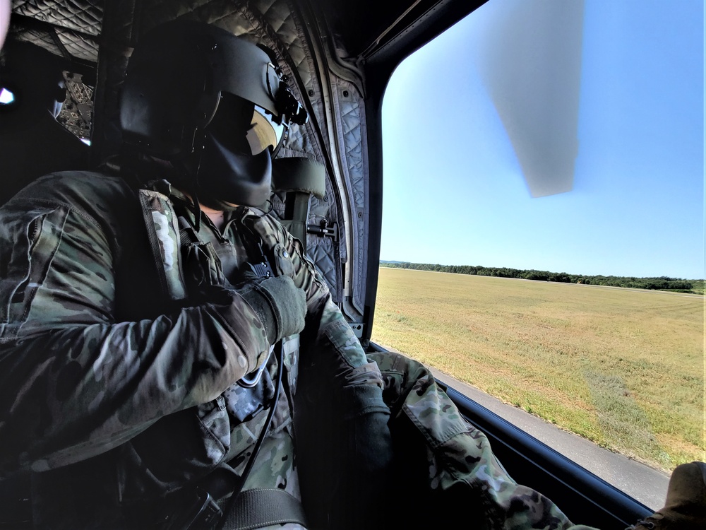 CH-47 Chinook Aircrew at Work at Fort McCoy