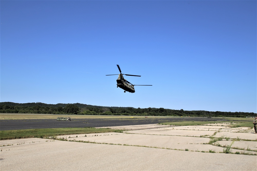 CH-47 Sling-load Training at Fort McCoy