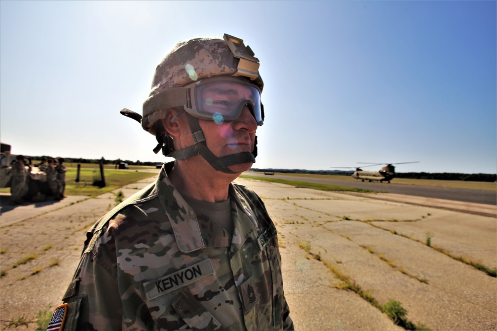 CH-47 Sling-load Training at Fort McCoy