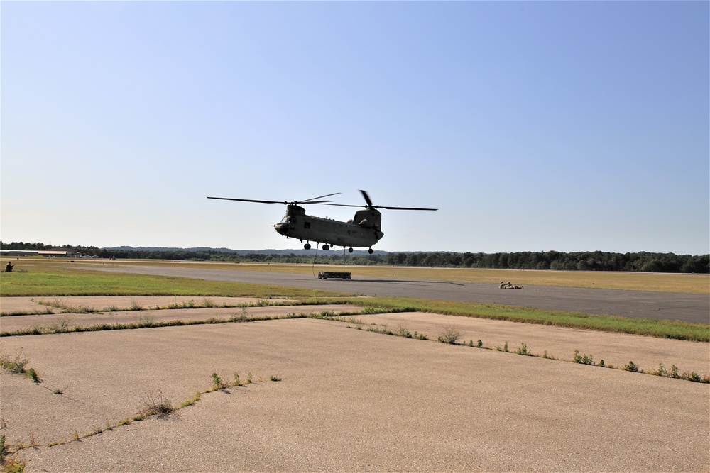 CH-47 Sling-load Training at Fort McCoy