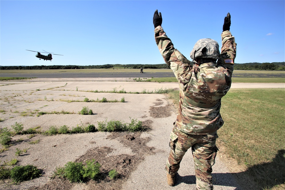 CH-47 Sling-load Training at Fort McCoy