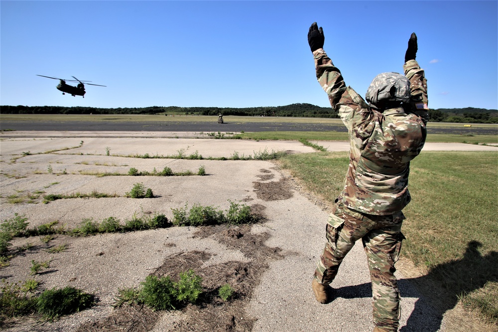 CH-47 Sling-load Training at Fort McCoy