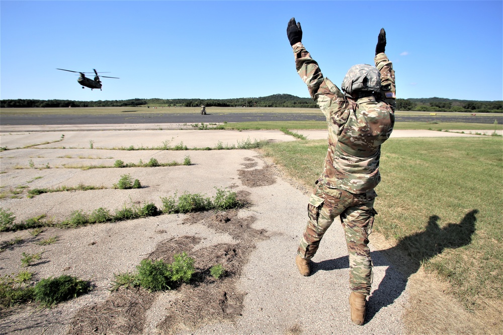 CH-47 Sling-load Training at Fort McCoy