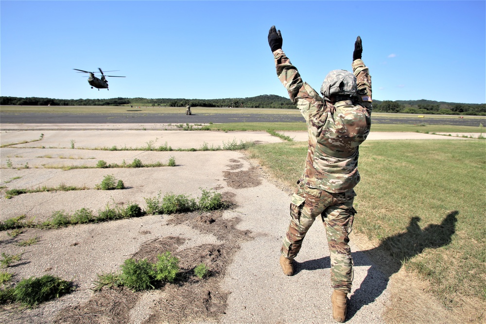 CH-47 Sling-load Training at Fort McCoy