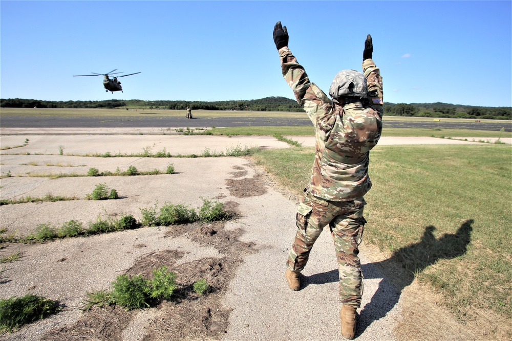 CH-47 Sling-load Training at Fort McCoy