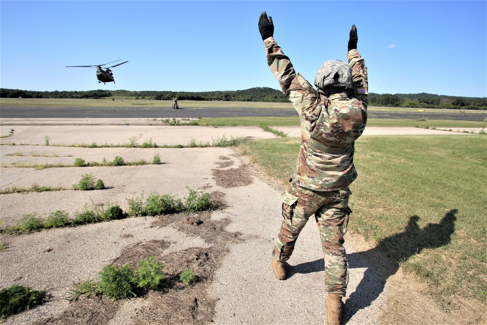 CH-47 Sling-load Training at Fort McCoy