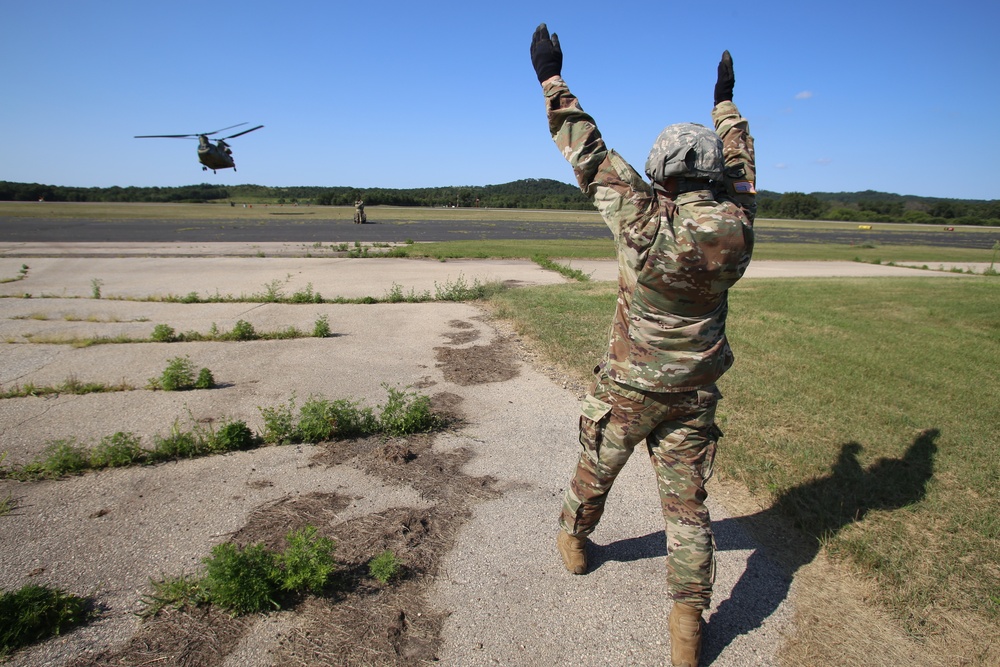 CH-47 Sling-load Training at Fort McCoy