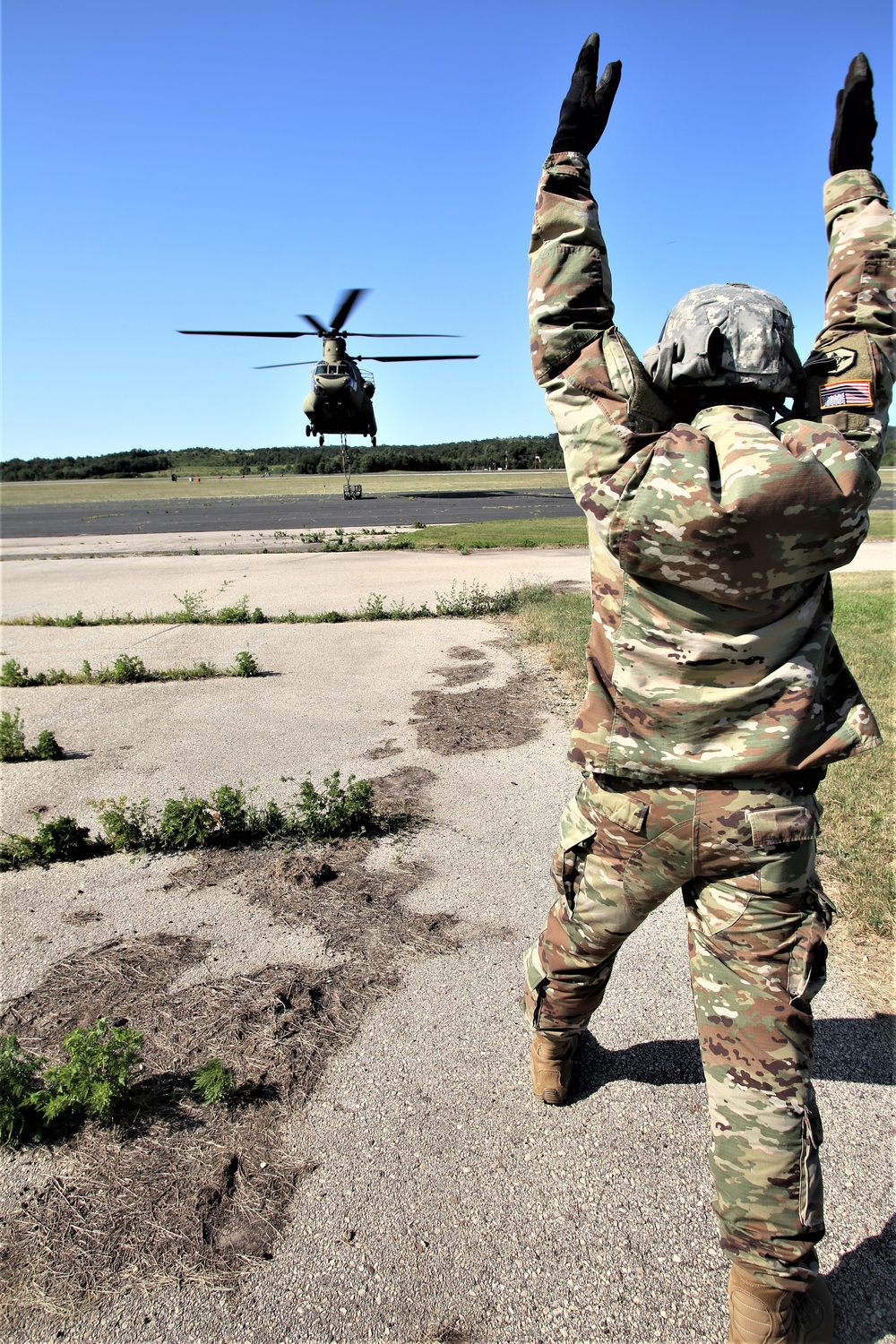 CH-47 Sling-load Training at Fort McCoy