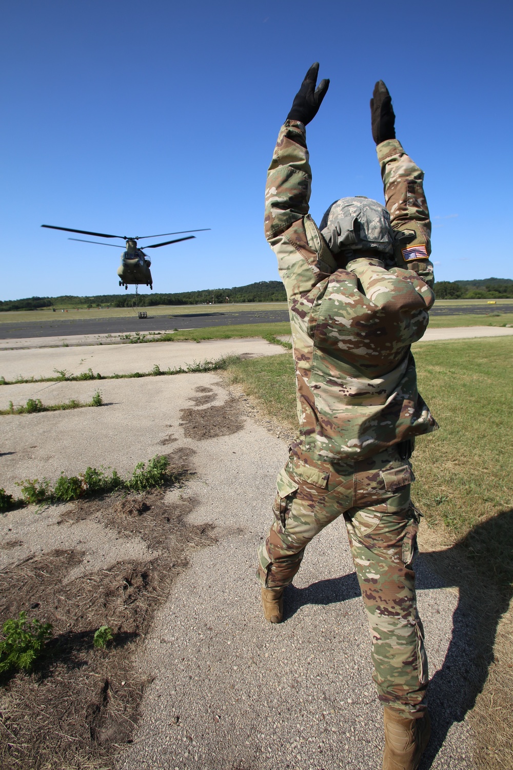 CH-47 Sling-load Training at Fort McCoy