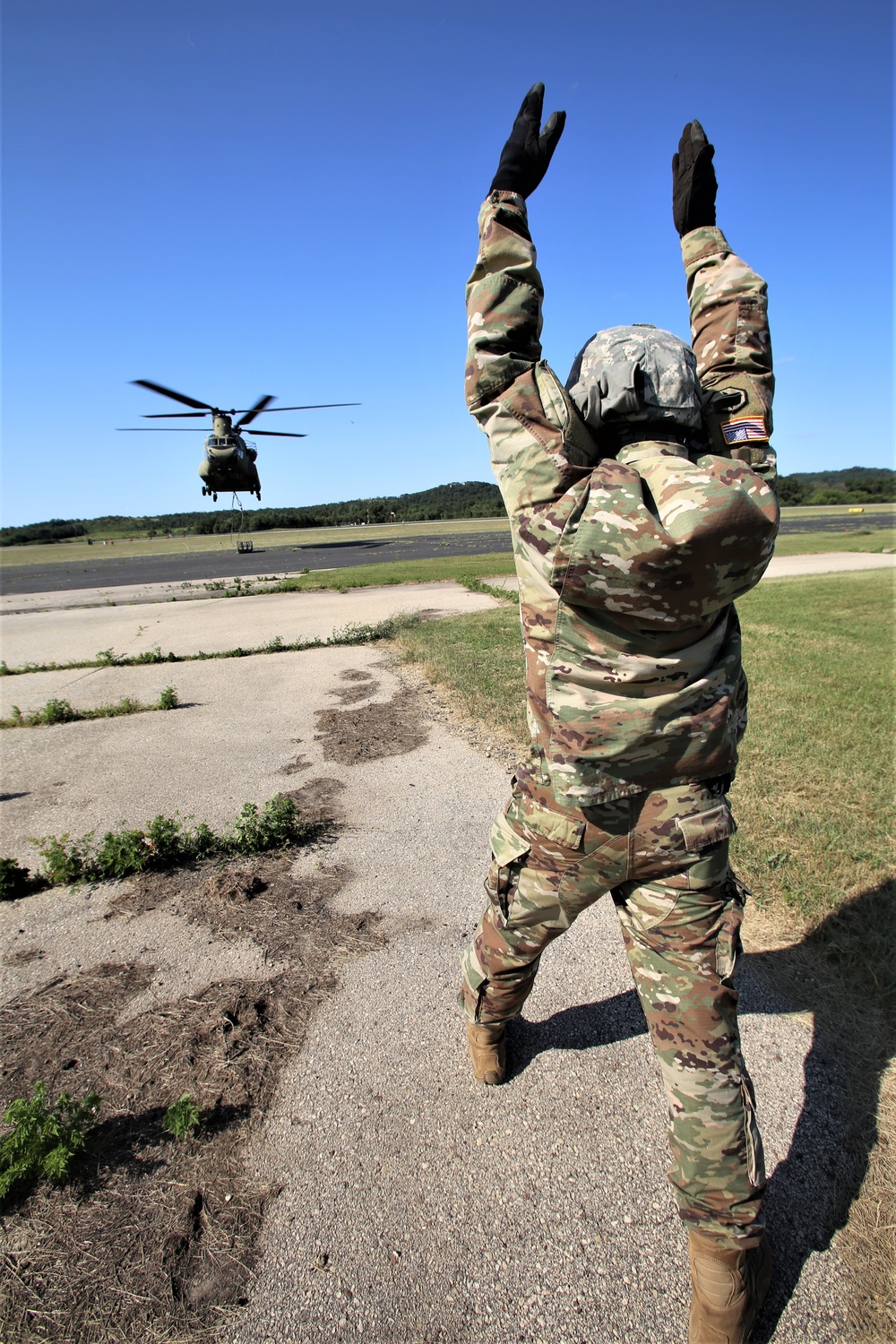 CH-47 Sling-load Training at Fort McCoy