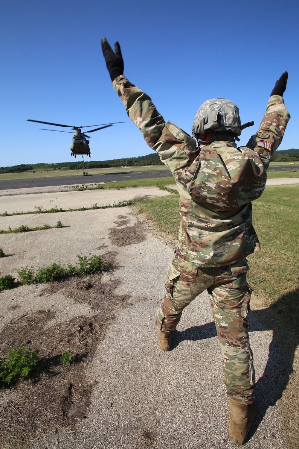 CH-47 Sling-load Training at Fort McCoy