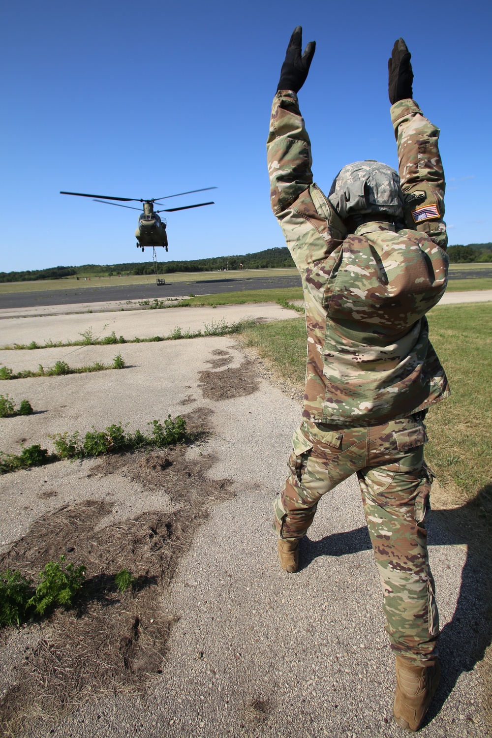 CH-47 Sling-load Training at Fort McCoy