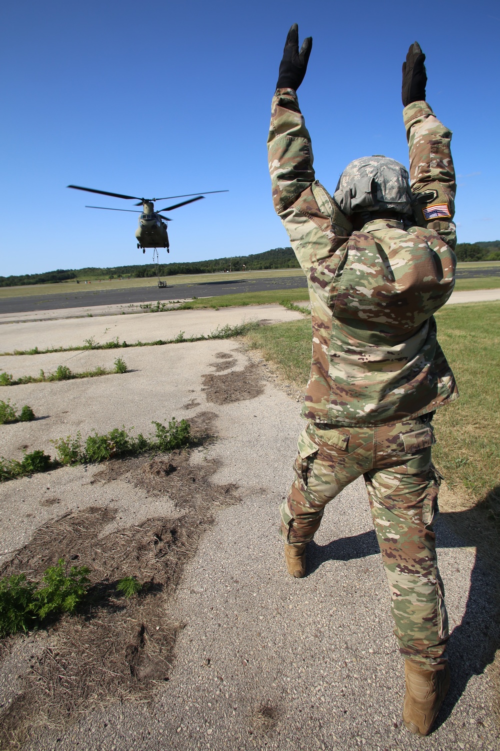 CH-47 Sling-load Training at Fort McCoy