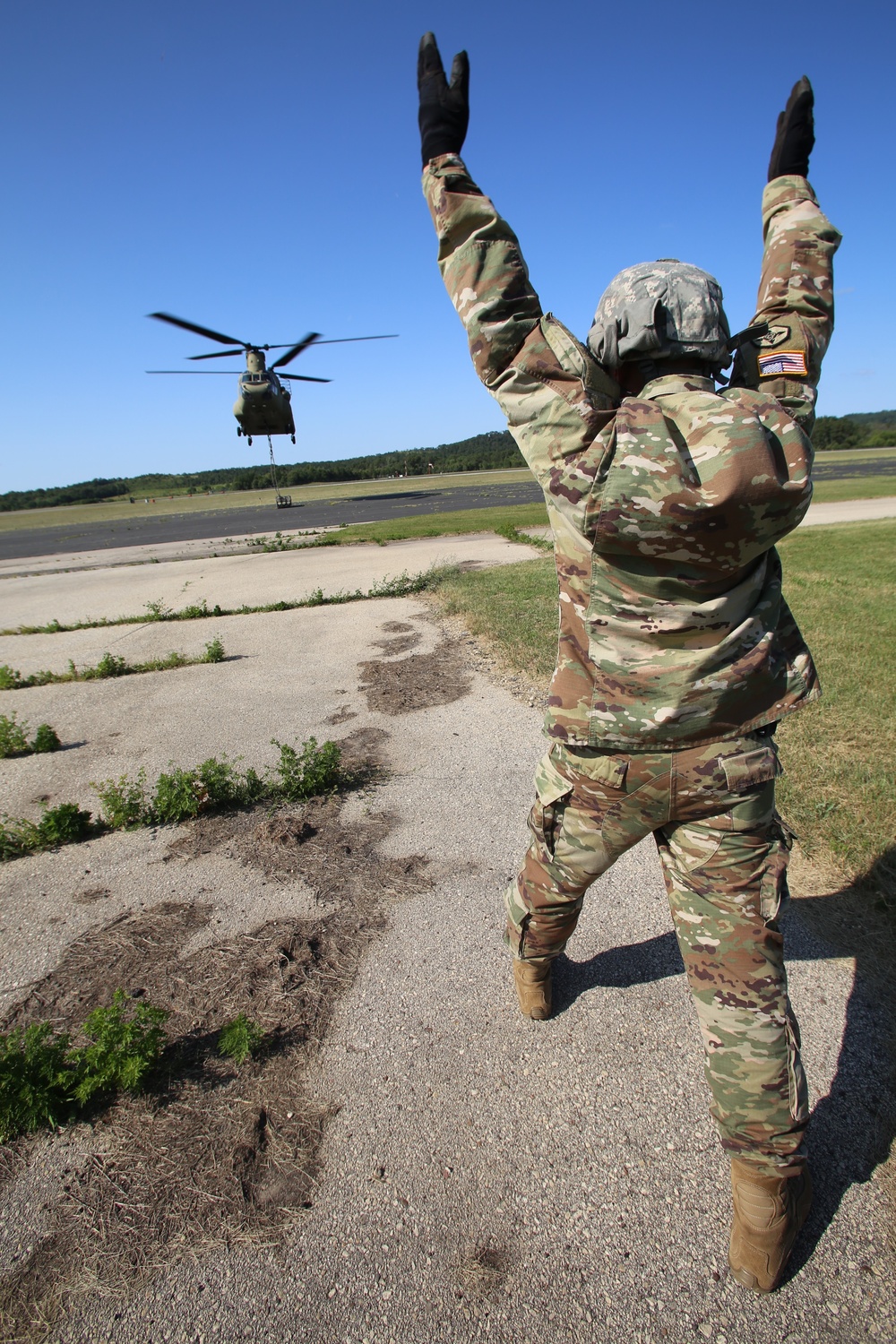 CH-47 Sling-load Training at Fort McCoy