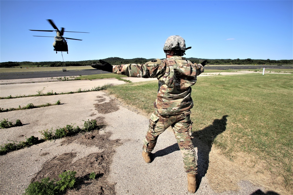 CH-47 Sling-load Training at Fort McCoy