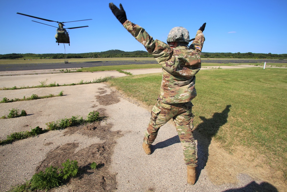 CH-47 Sling-load Training at Fort McCoy