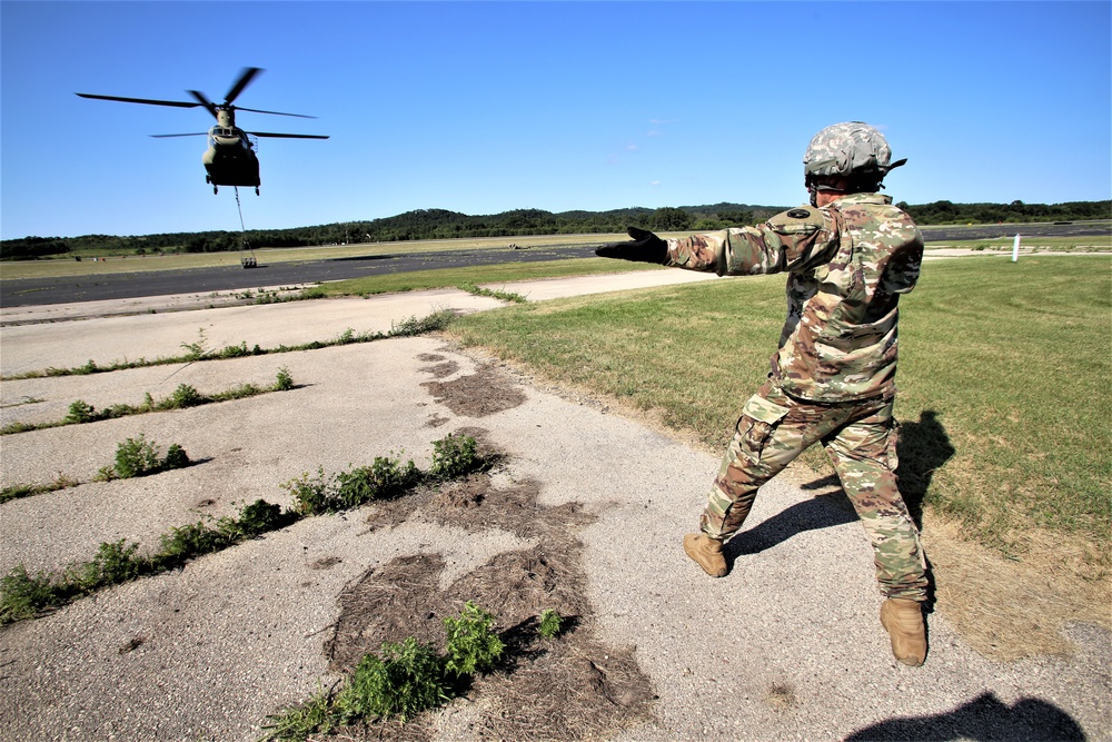 CH-47 Sling-load Training at Fort McCoy