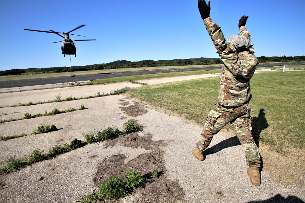 CH-47 Sling-load Training at Fort McCoy