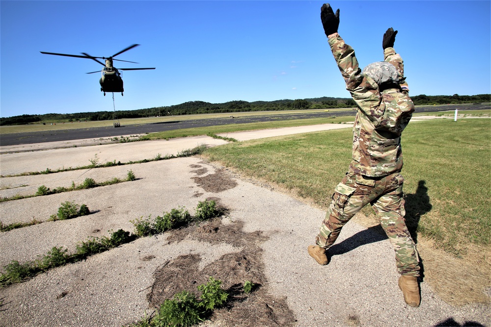 CH-47 Sling-load Training at Fort McCoy