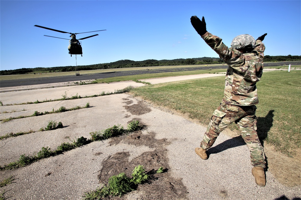 CH-47 Sling-load Training at Fort McCoy