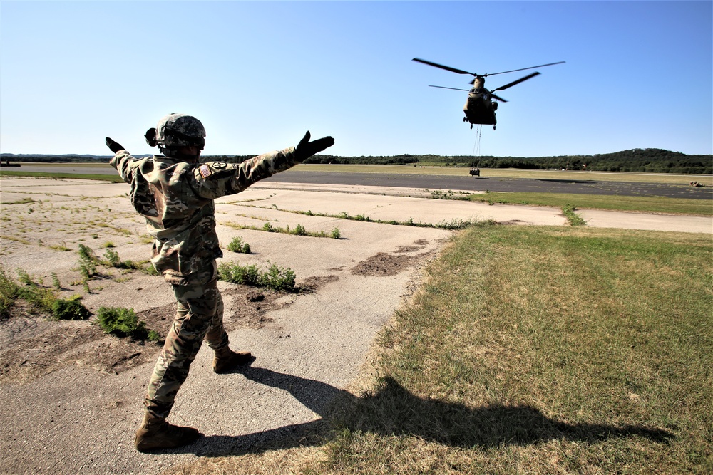CH-47 Sling-load Training at Fort McCoy