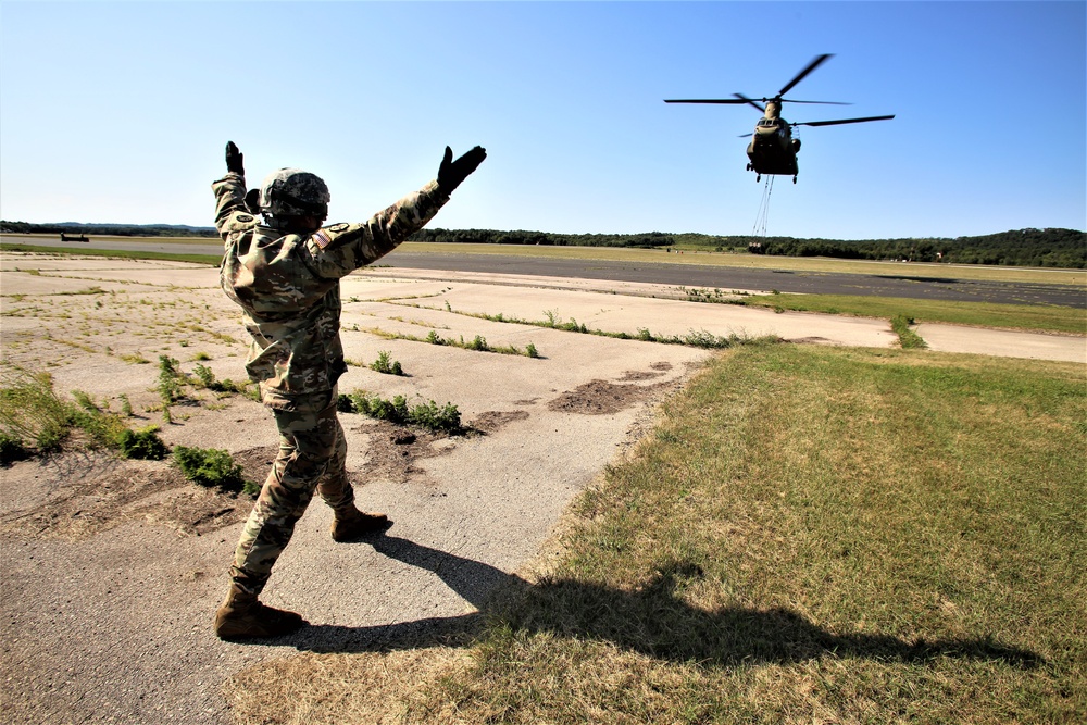 CH-47 Sling-load Training at Fort McCoy