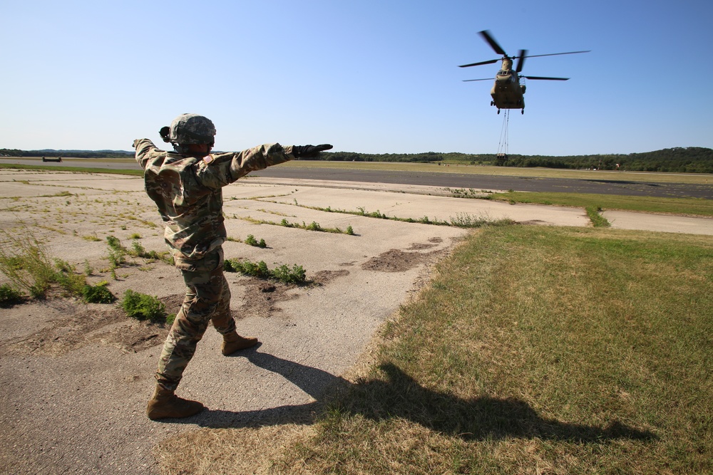 CH-47 Sling-load Training at Fort McCoy